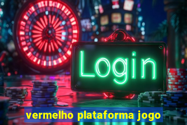 vermelho plataforma jogo